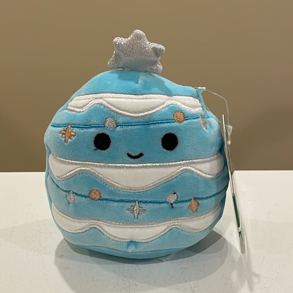NWT 5” Keiko the Blue Christmas Tree 🎄Squishmallow